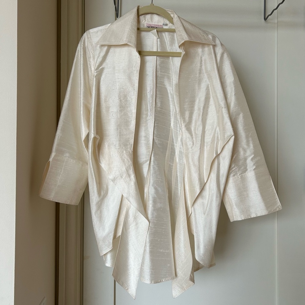 3 Sisters 100% Silk Wrap Jacket